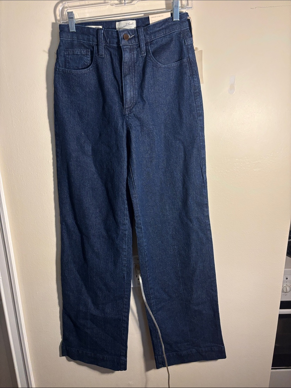 Universal Thread Dark Indigo High-Rise Wide-Leg Jeans